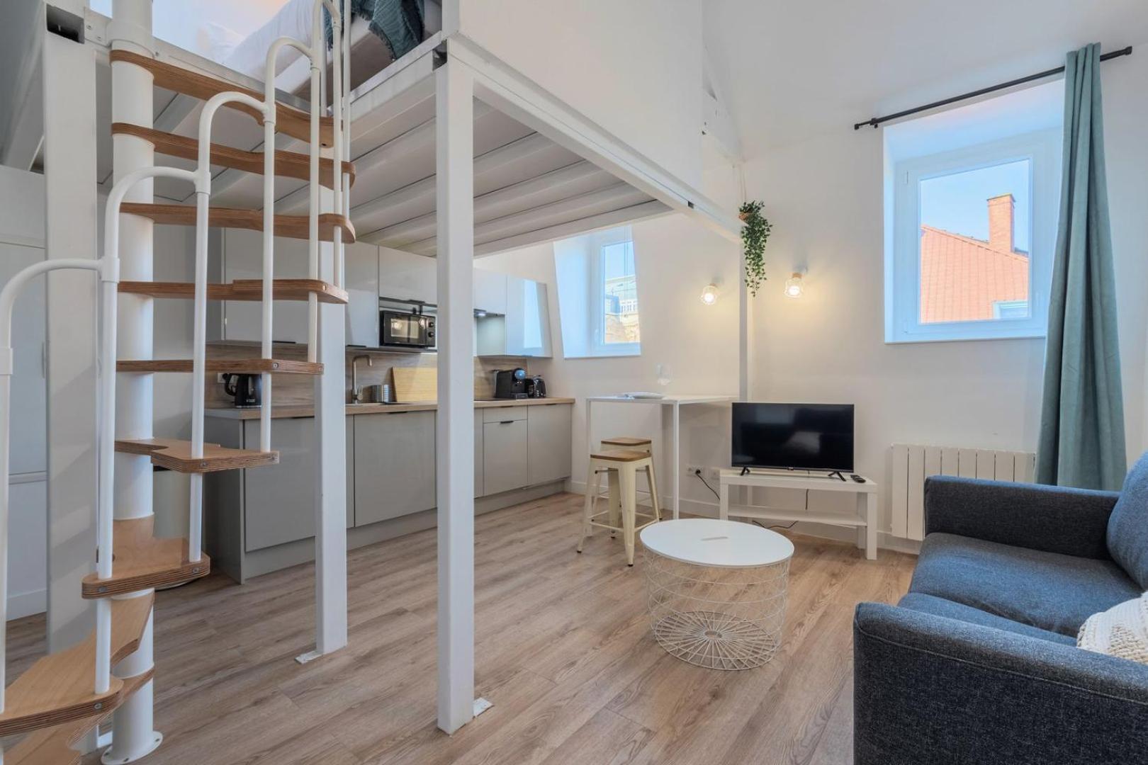 1 Bedroom Duplex Apartment, With Parking Tourcoing Exterior photo